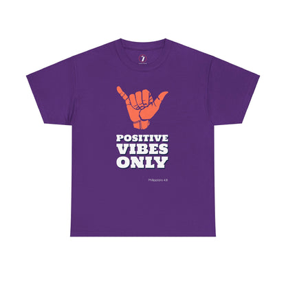 Positive Vibes Unisex Heavy Cotton Tee