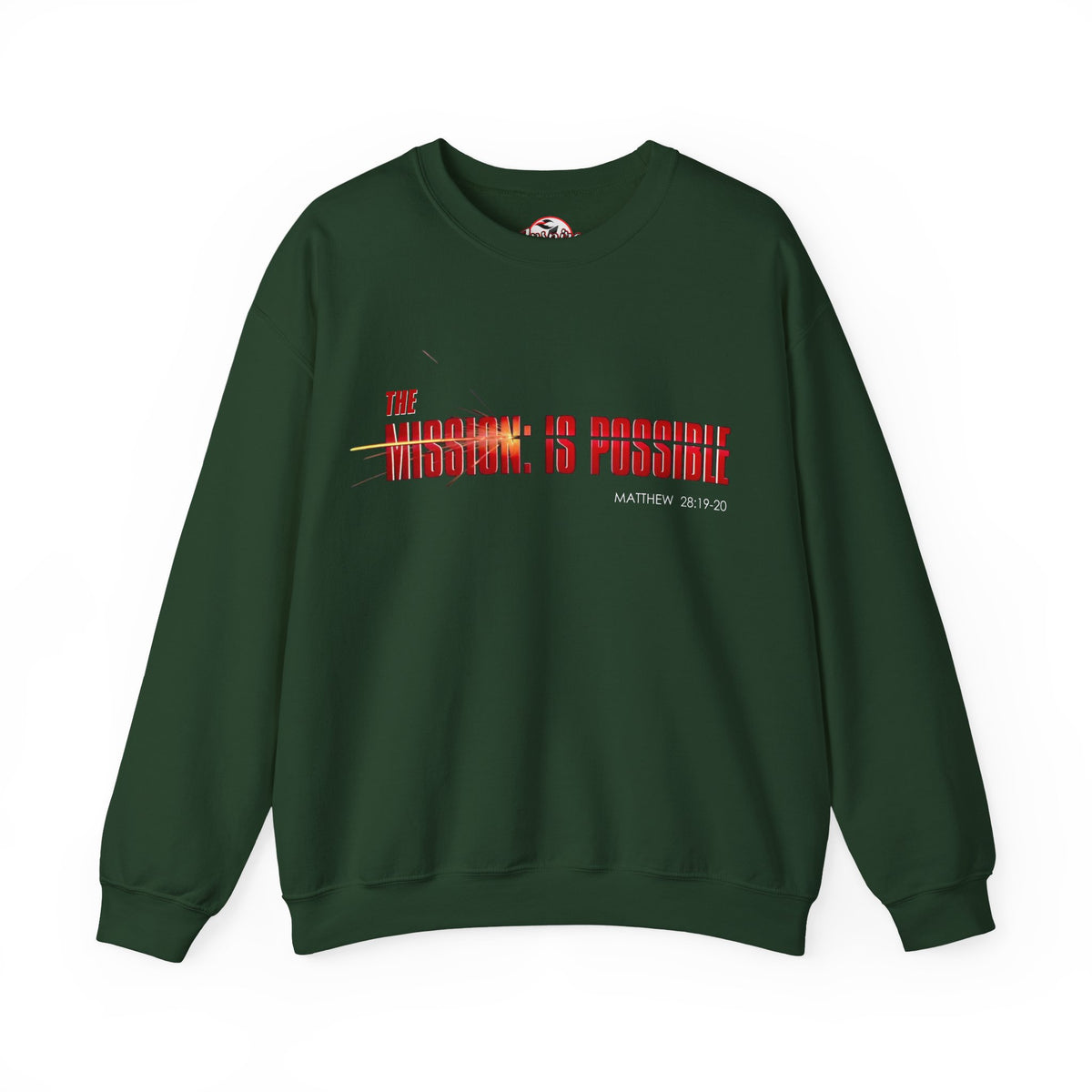 "The Mission is Possible" Motivational Crewneck Sweatshirt