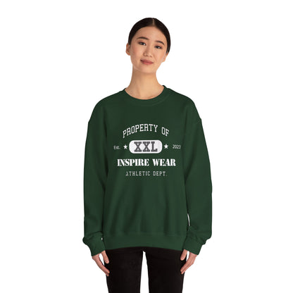 "Property of Inspire Wear" Athletic Crewneck Sweatshirt