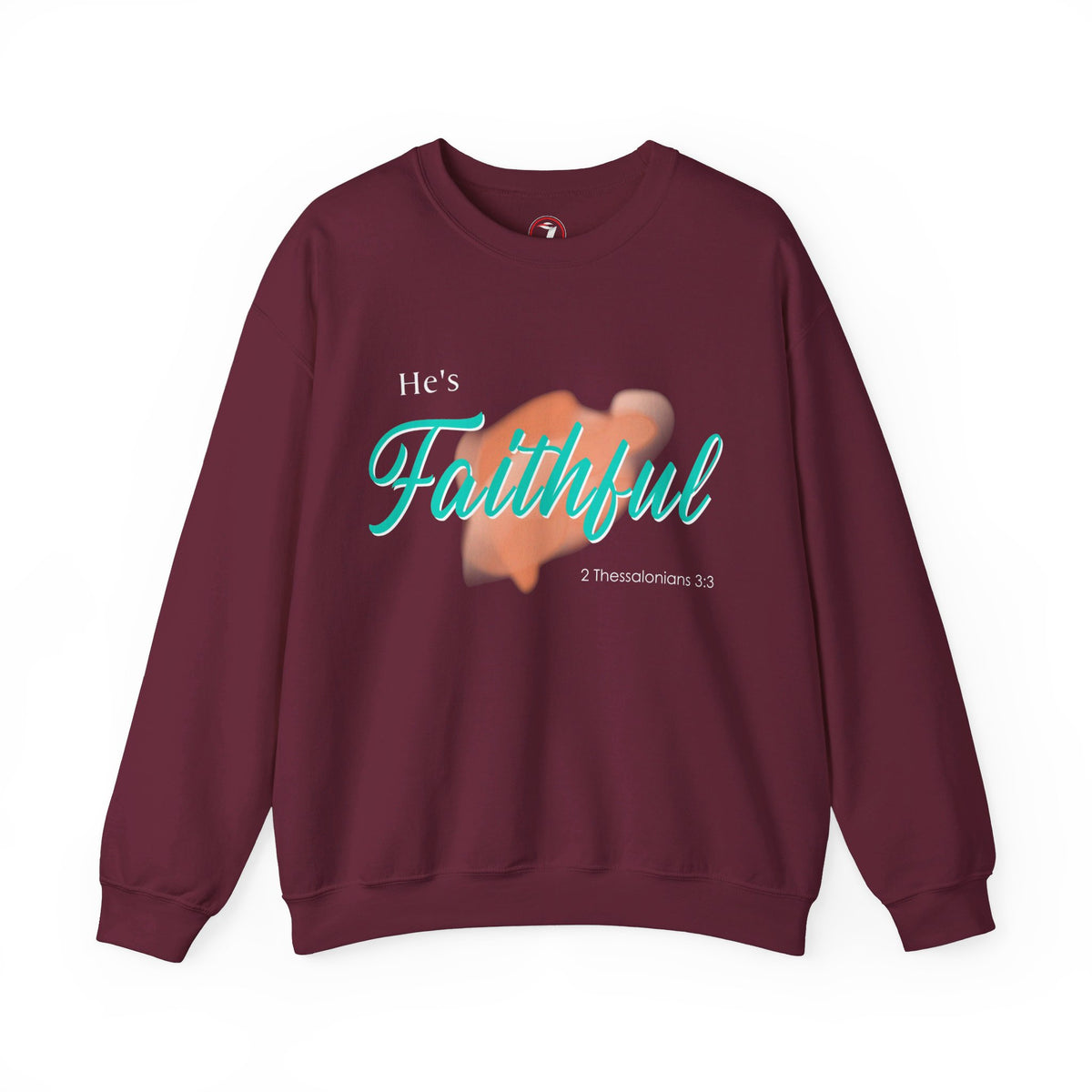 He's Faithful Unisex Heavy Blend™ Crewneck Sweatshirt