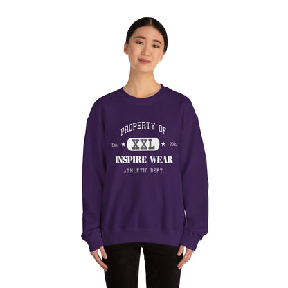 "Property of Inspire Wear" Athletic Crewneck Sweatshirt