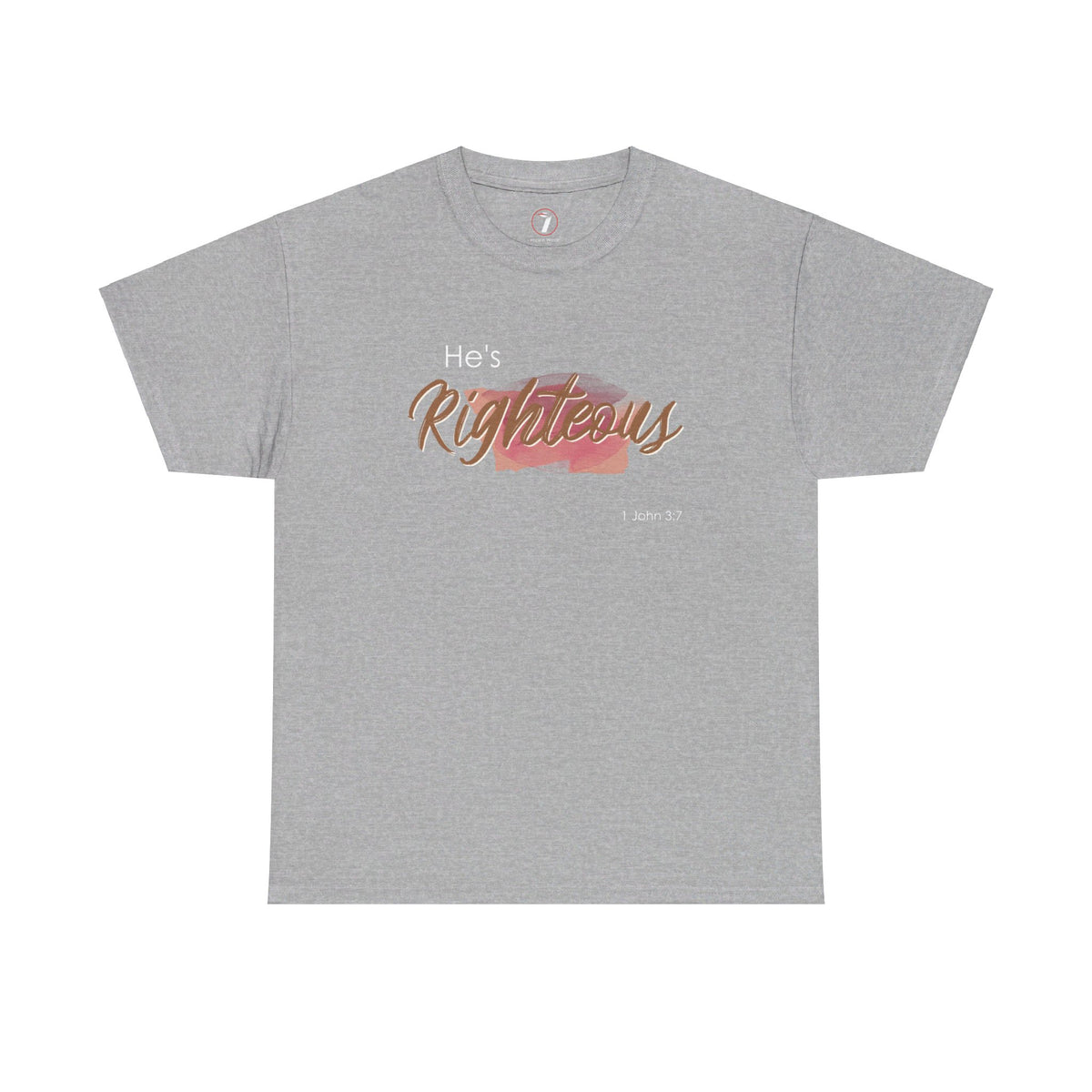 He's Righteous Unisex Heavy Cotton Tee