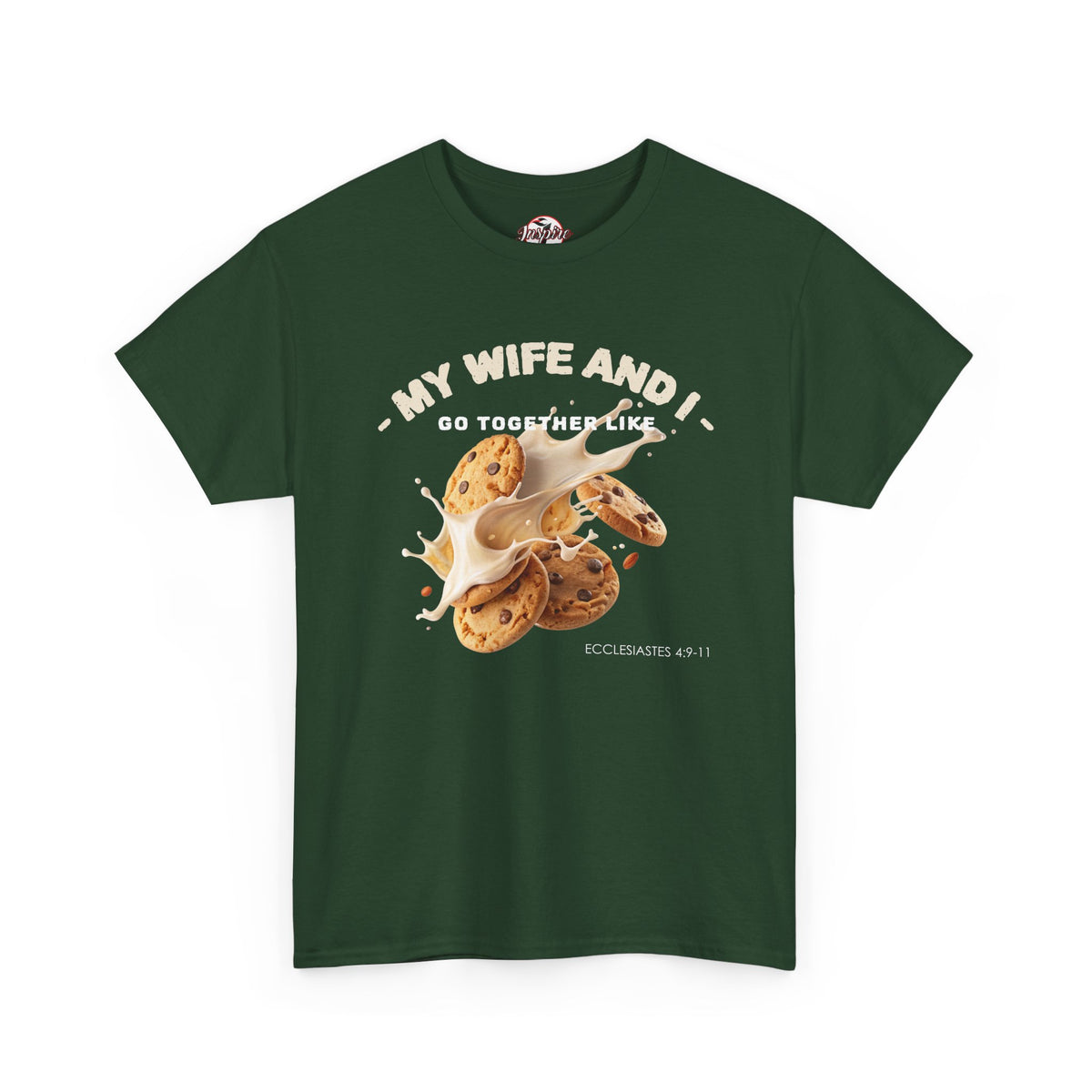 My Wife and I Go Together Like Cookies & Milk Men's Graphic Tee