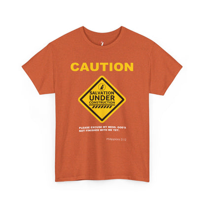 Salvation Under Construction Unisex Heavy Cotton Tee