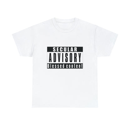 Secular Advisory Unisex Heavy Cotton Tee