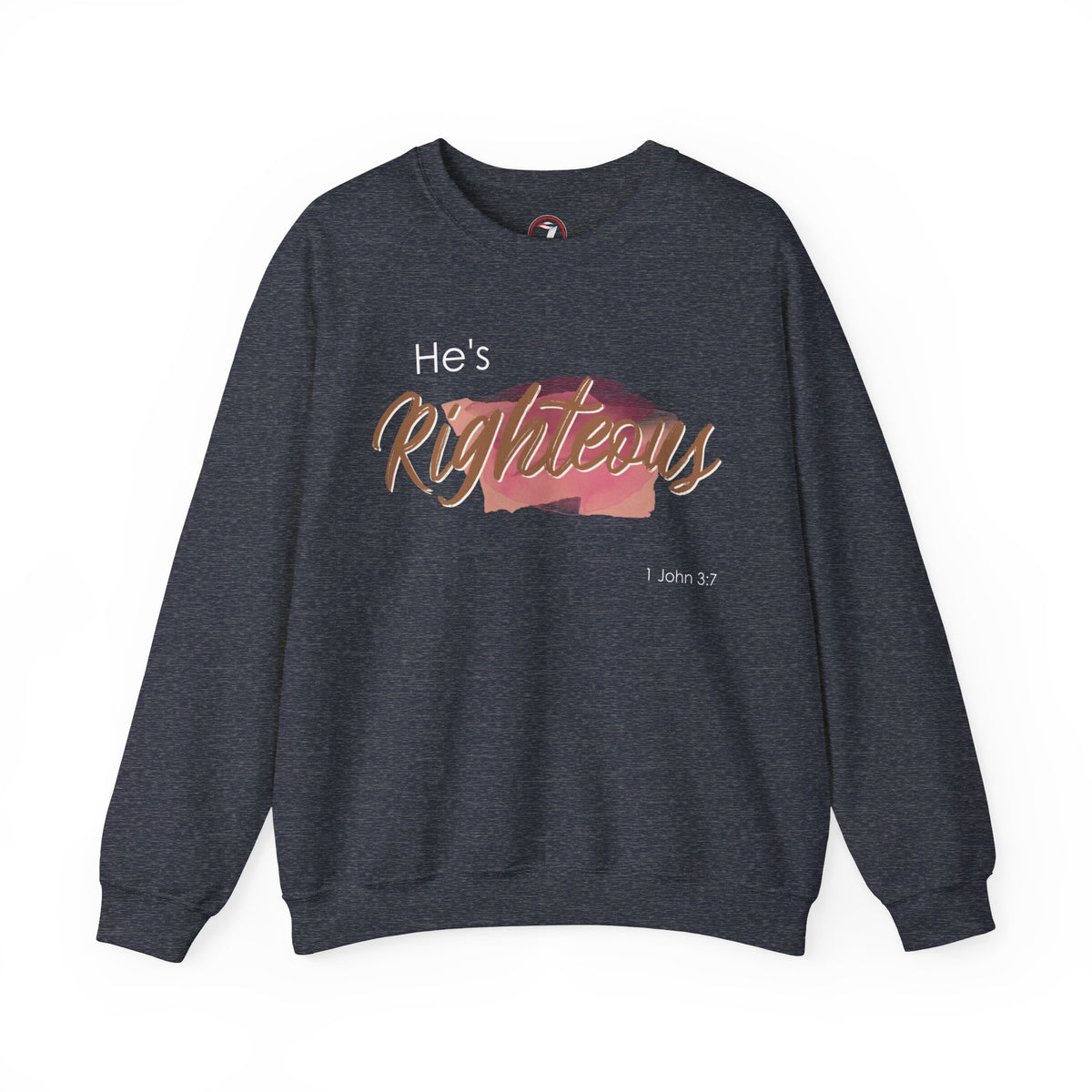 He's Righteous Unisex Heavy Blend™ Crewneck Sweatshirt