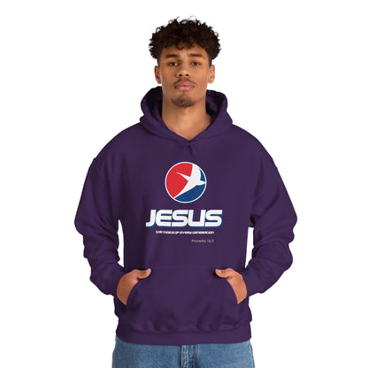 Jesus The Choice Logo Hoodie — Unisex Faith Pullover Hoodie