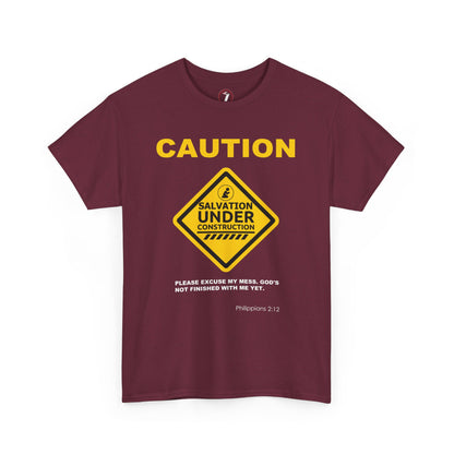 Salvation Under Construction Unisex Heavy Cotton Tee