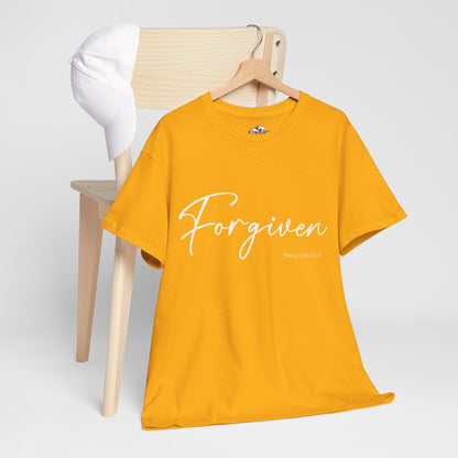 "Forgiven" Womens Christian Faith T-Shirt