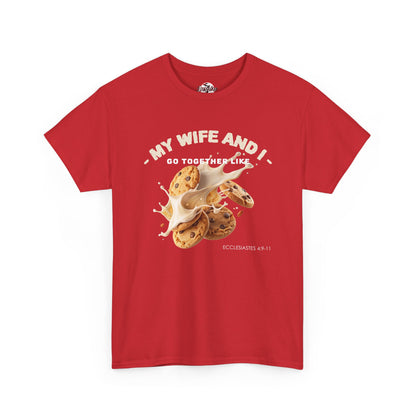 My Wife and I Go Together Like Cookies & Milk Men's Graphic Tee