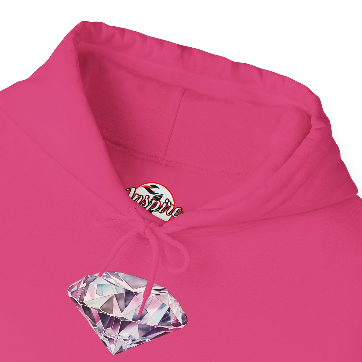 "No Pressure, no Diamond" Women's Heavy Blend™ Hooded Sweatshirt