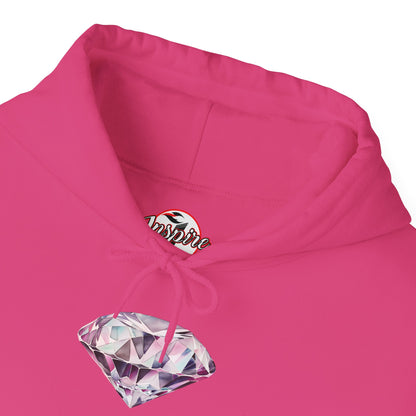 "No Pressure, no Diamond" Women's Heavy Blend™ Hooded Sweatshirt