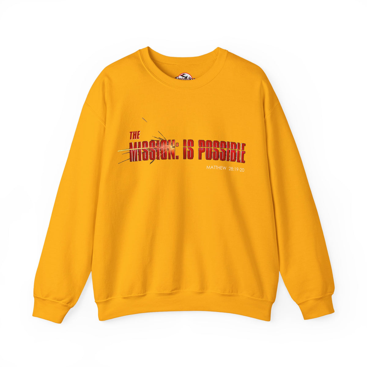 "The Mission is Possible" Motivational Crewneck Sweatshirt