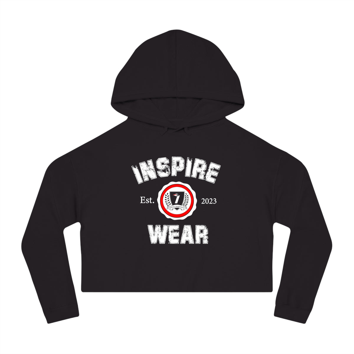 Inspire Wear Women’s Cropped Hooded Sweatshirt