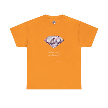 "No Pressure, No Diamond" Women's Inspirational Graphic T-Shirt