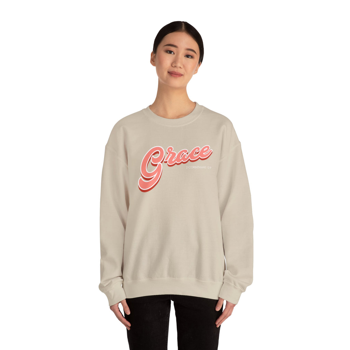 "Grace" Inspirational Crewneck Sweatshirt