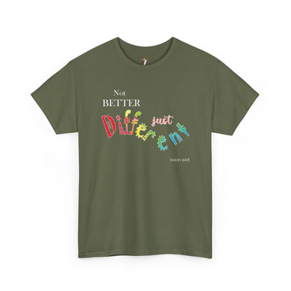 Just Different Unisex Heavy Cotton Tee