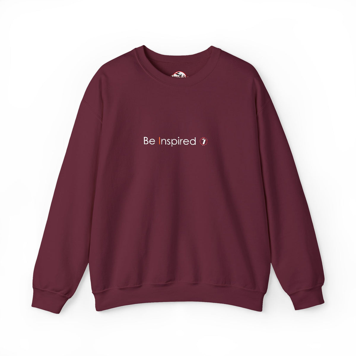 "Be Inspired" Embroidered Crewneck Sweatshirt