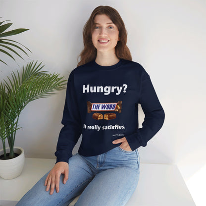 Hungry for the Word Unisex Heavy Blend™ Crewneck Sweatshirt