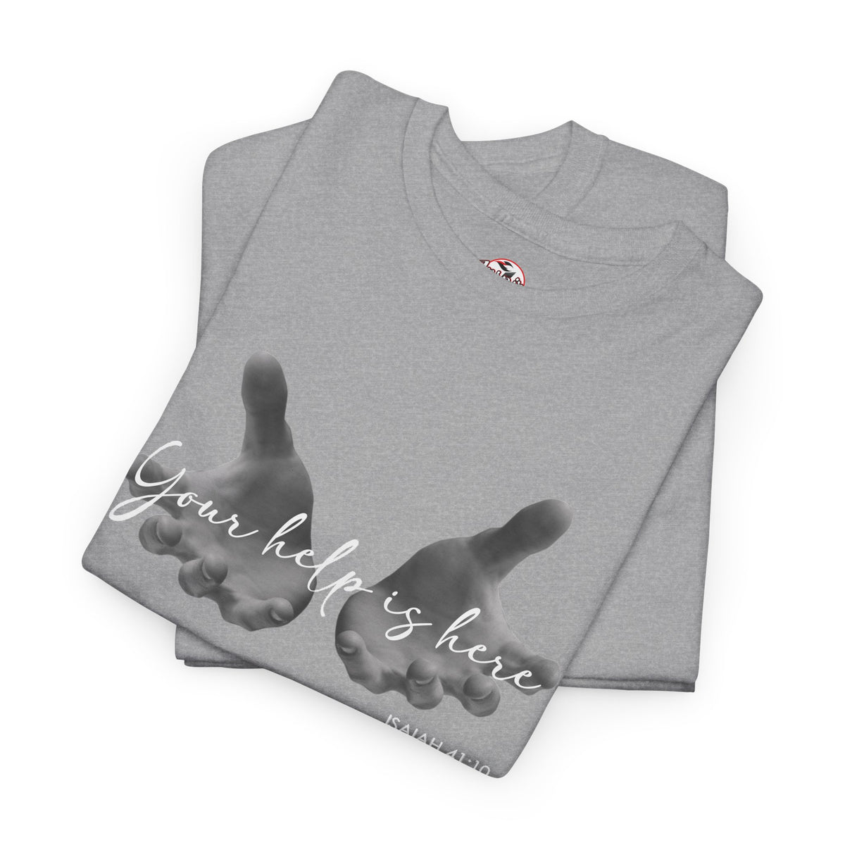 "Your Help Is Here" Women's Crewneck Graphic T-Shirt