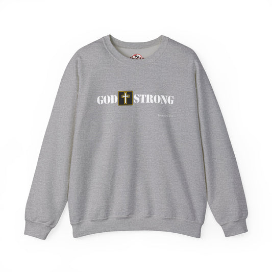"God Strong" Motivational Crewneck Sweatshirt