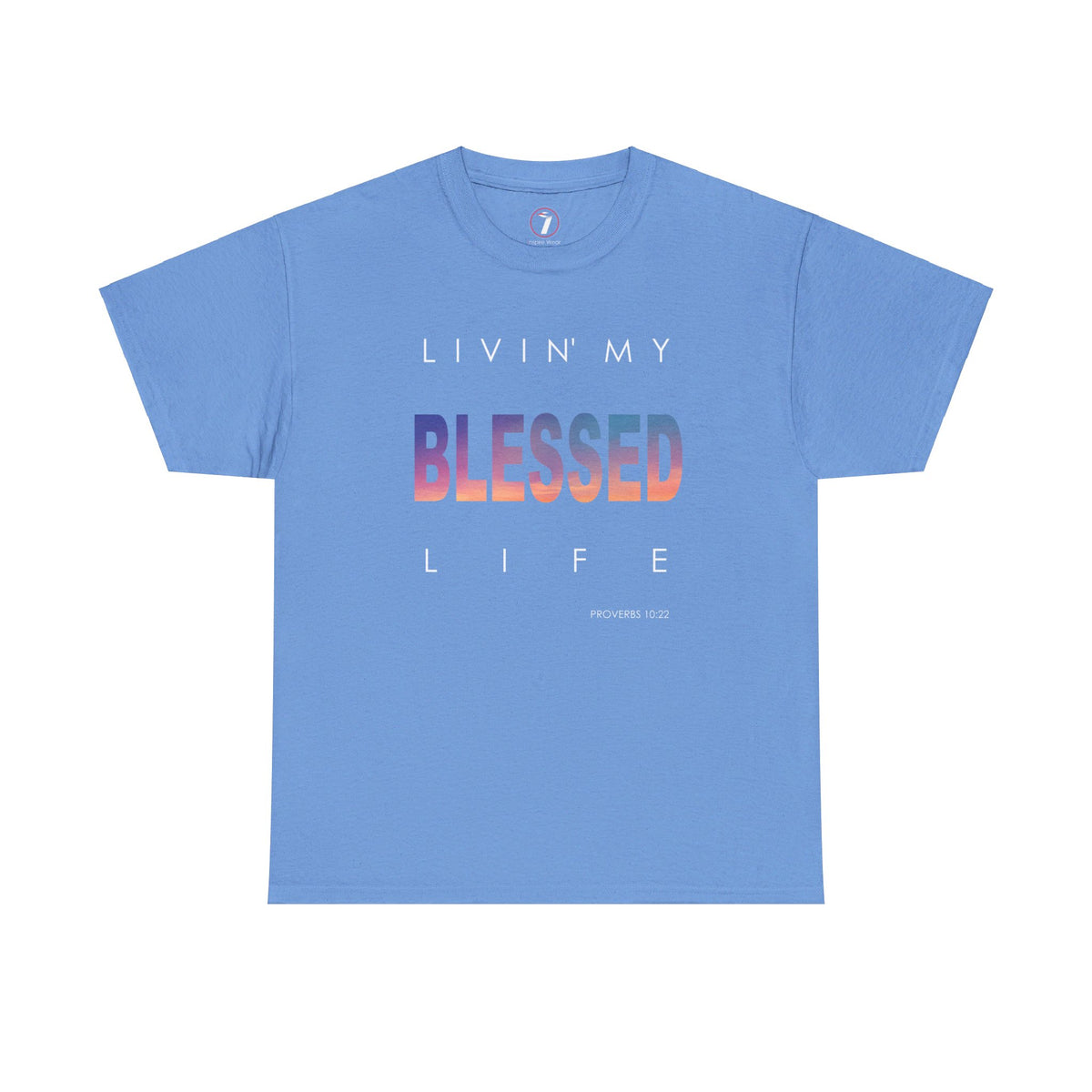 Livin' My Blessed Life Unisex Heavy Cotton Tee