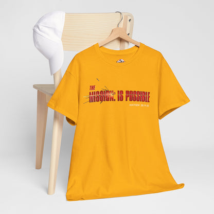 The Mission is Possible Motivational Unisex Graphic T-Shirt