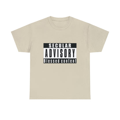 Secular Advisory Unisex Heavy Cotton Tee