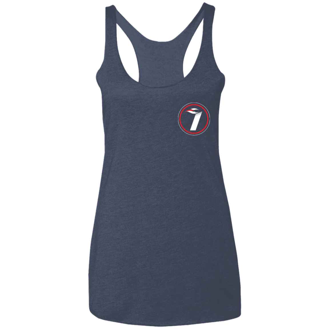 I Wear logo 1 Inspire Wear Ladies' Triblend Racerback Tank