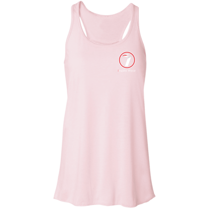Inspire Wear logo complete Flowy Racerback Tank