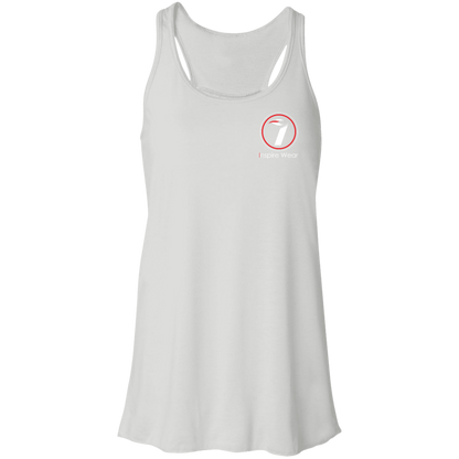 Inspire Wear logo complete Flowy Racerback Tank