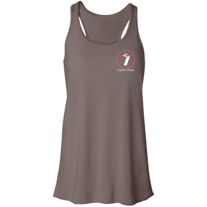 Inspire Wear logo complete Flowy Racerback Tank