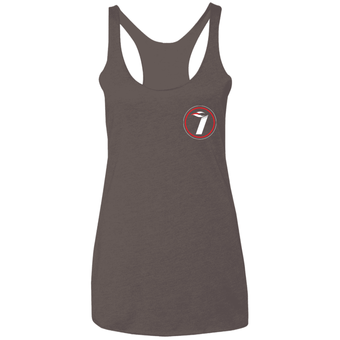 I Wear logo 1 Inspire Wear Ladies' Triblend Racerback Tank