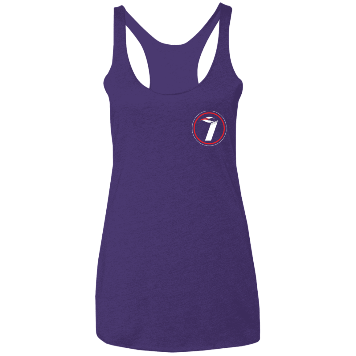 I Wear logo 1 Inspire Wear Ladies' Triblend Racerback Tank