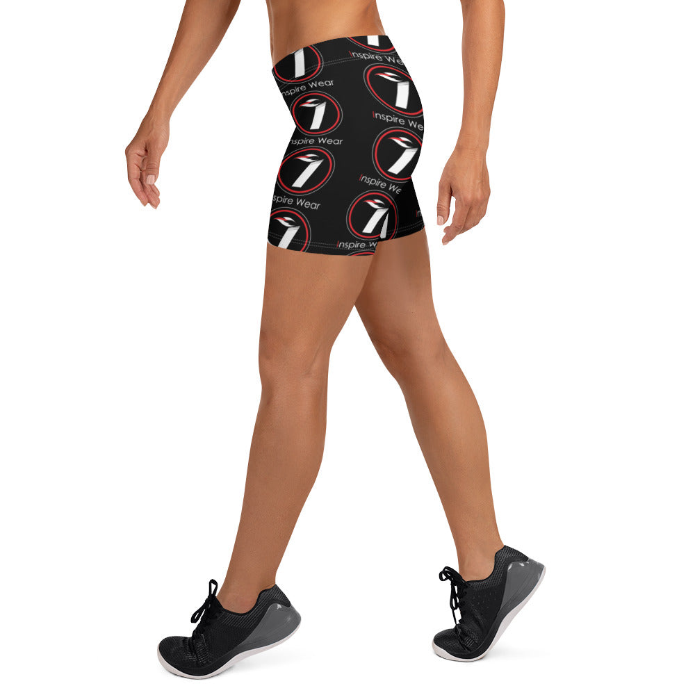 Inspire Wear All-Over Print Spandex Shorts