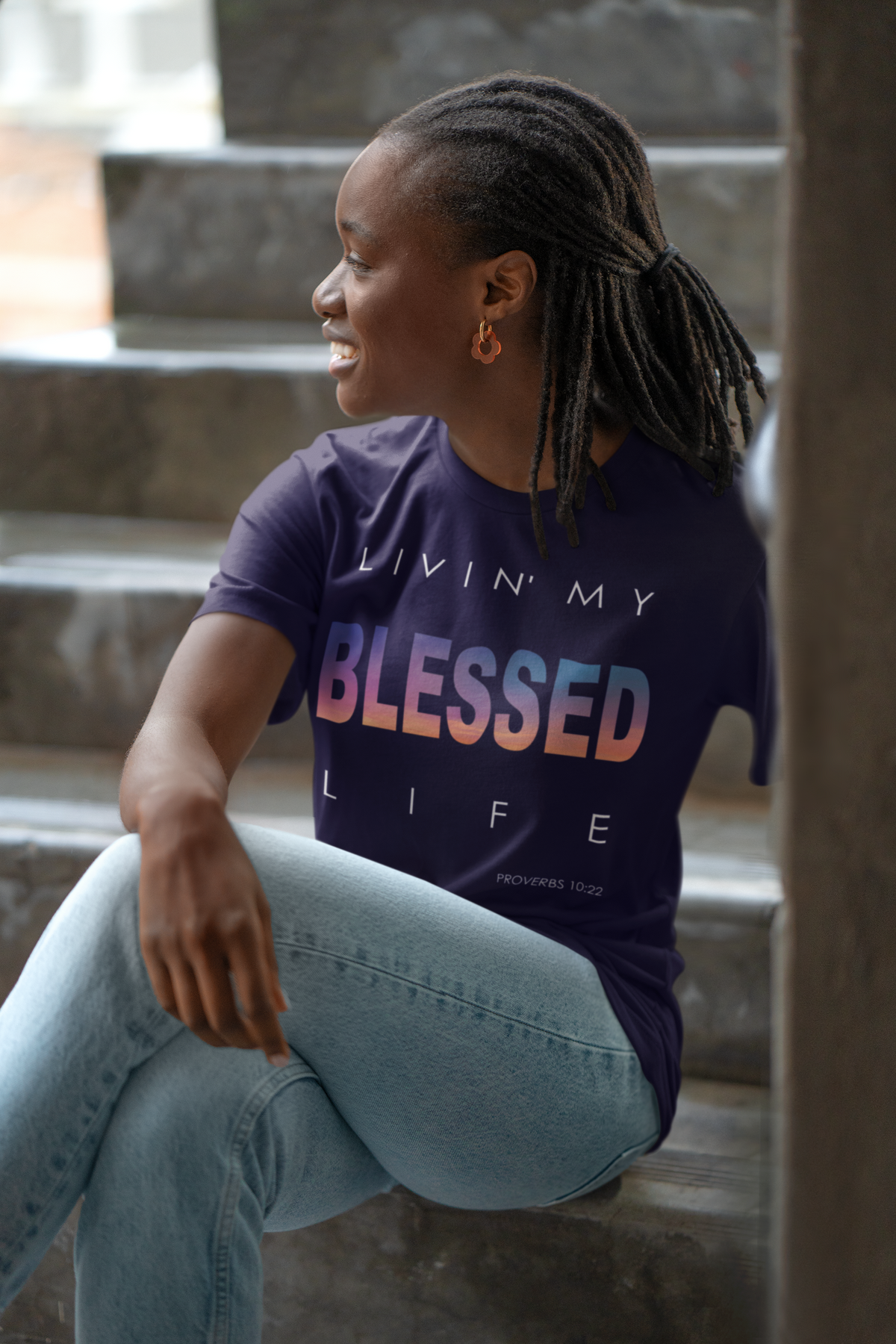 Livin' My Blessed Life Unisex Heavy Cotton Tee
