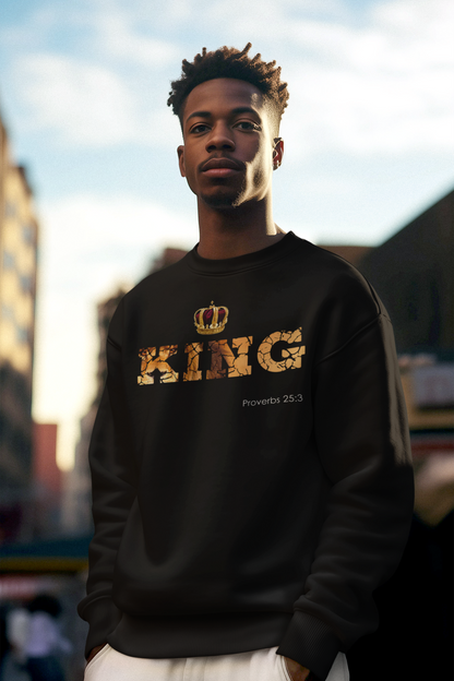 I Am King Unisex Heavy Blend™ Crewneck Sweatshirt