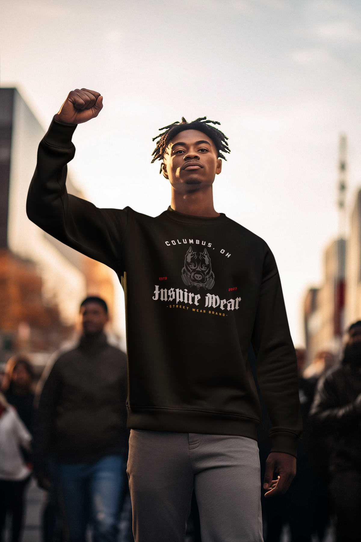 Inspire Wear Columbus Original Unisex Heavy Blend™ Crewneck Sweatshirt