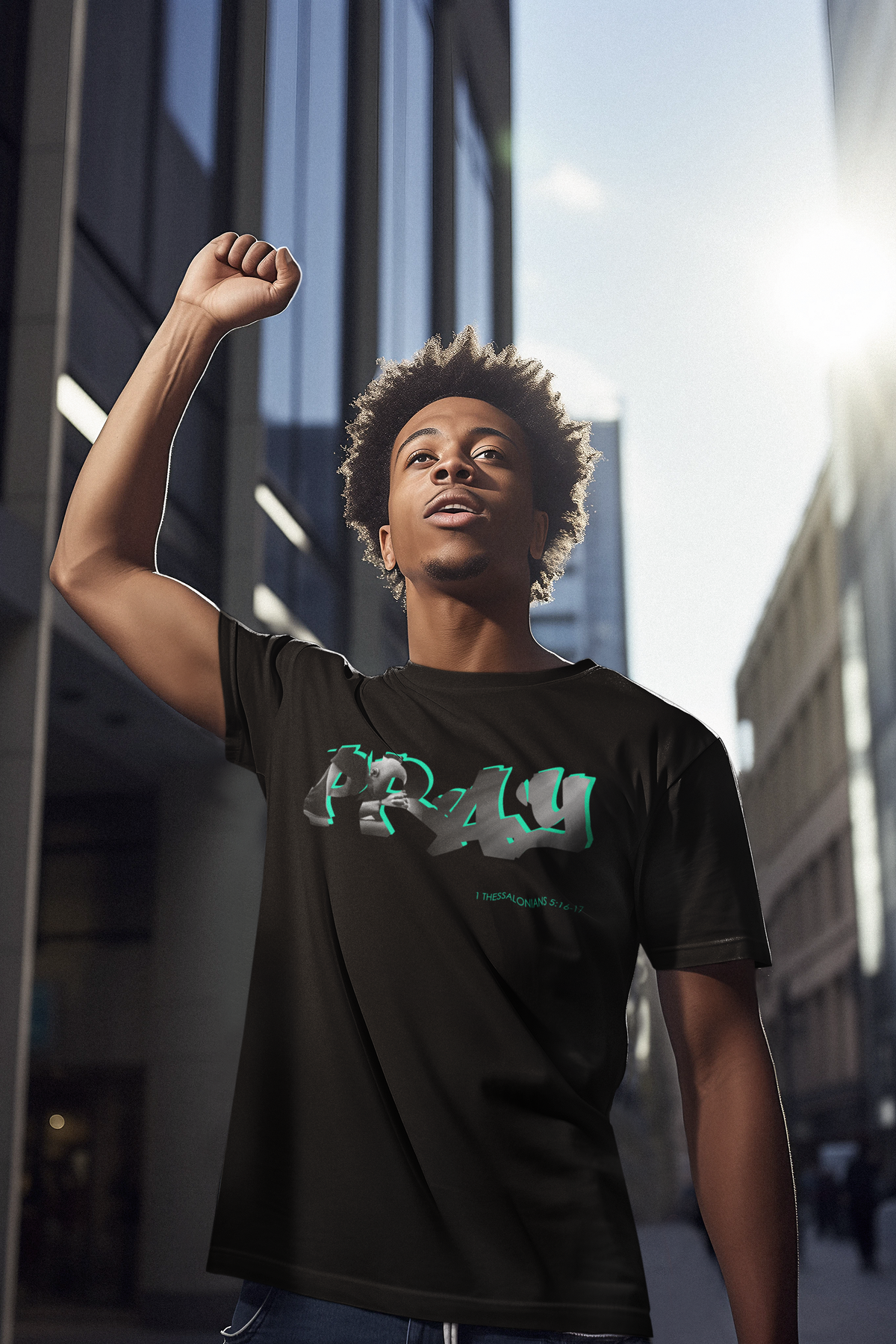 Pray Unisex Heavy Cotton Tee