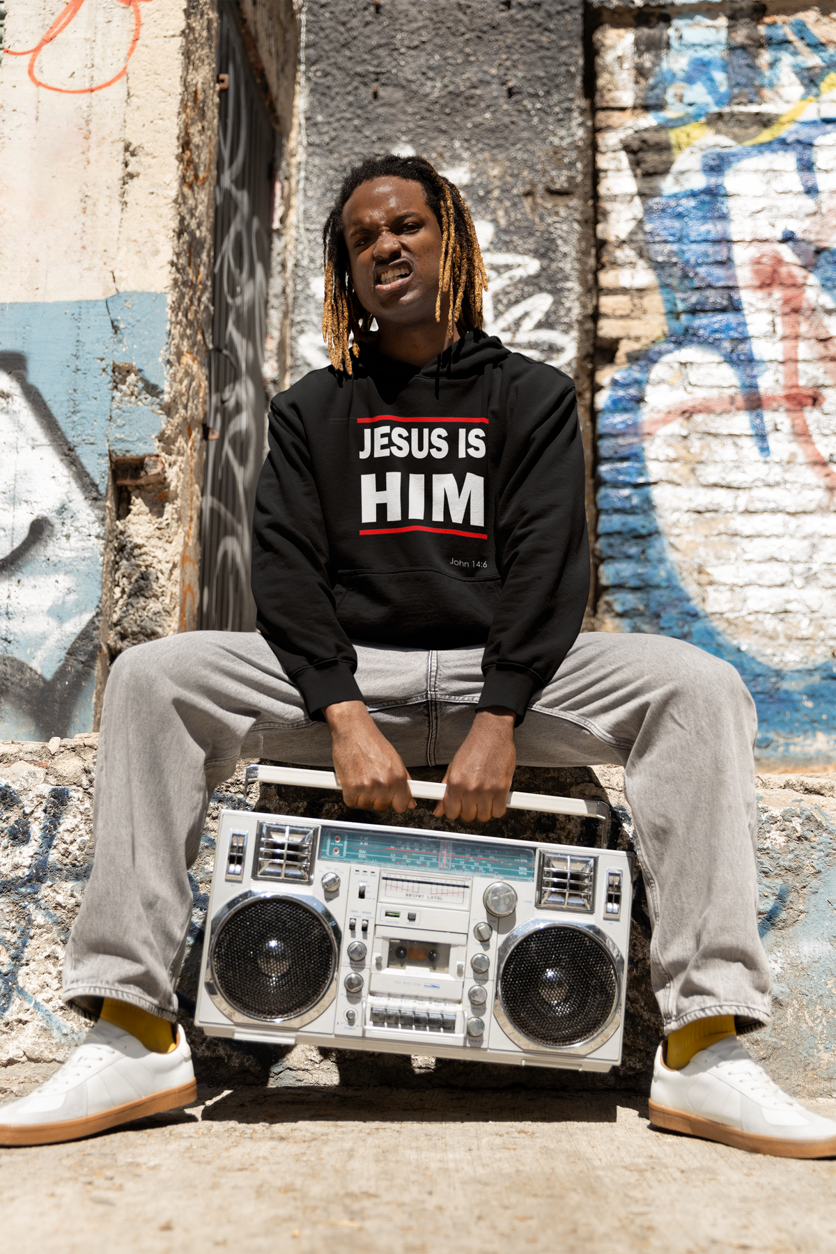 Jesus is Him Unisex Heavy Blend™ Hooded Sweatshirt