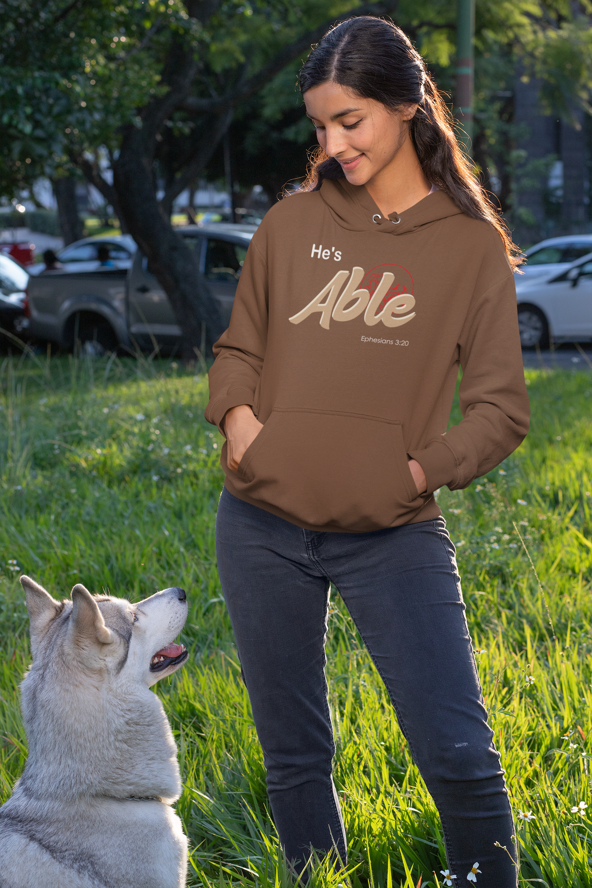 He's Able Unisex Heavy Blend™ Hooded Sweatshirt