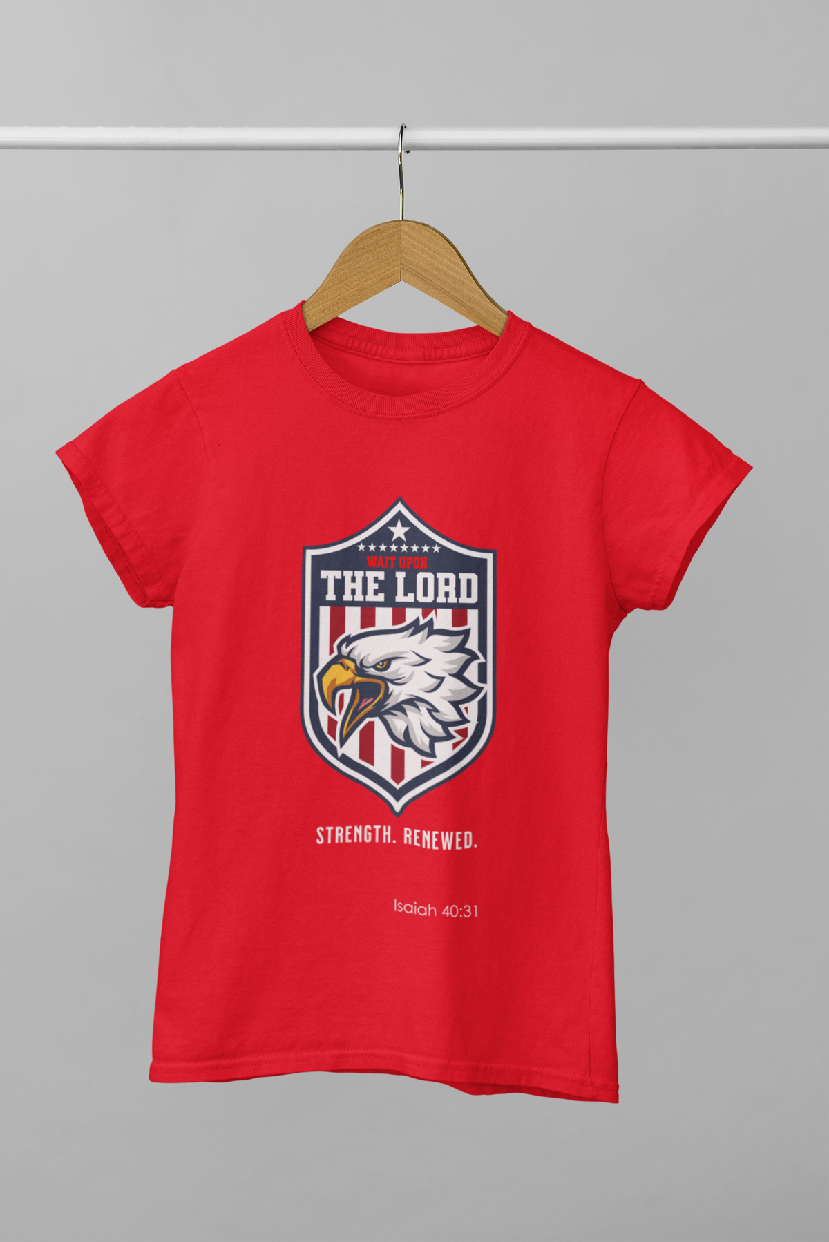Wait Upon the Lord Unisex Heavy Cotton Tee