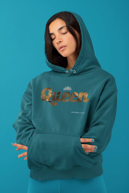 I Am Queen Unisex Heavy Blend™ Hooded Sweatshirt