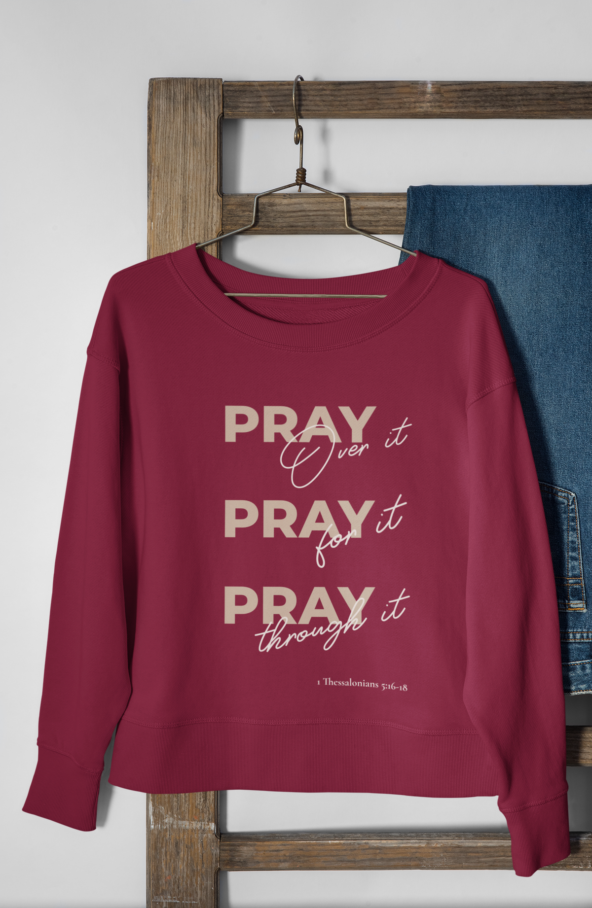 Pray Pray Pray Unisex Heavy Blend™ Crewneck Sweatshirt