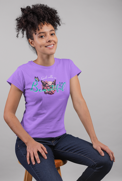 God Calls Me Beautiful Unisex Heavy Cotton Tee