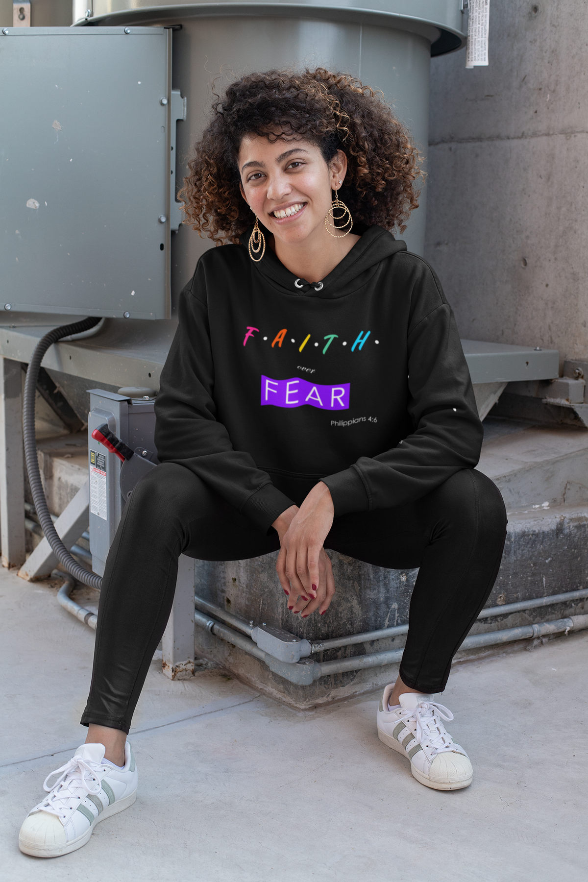 Faith Over Fear Unisex Heavy Blend™ Hooded Sweatshirt