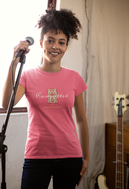 Committed to Jesus Christ Unisex Heavy Cotton Tee