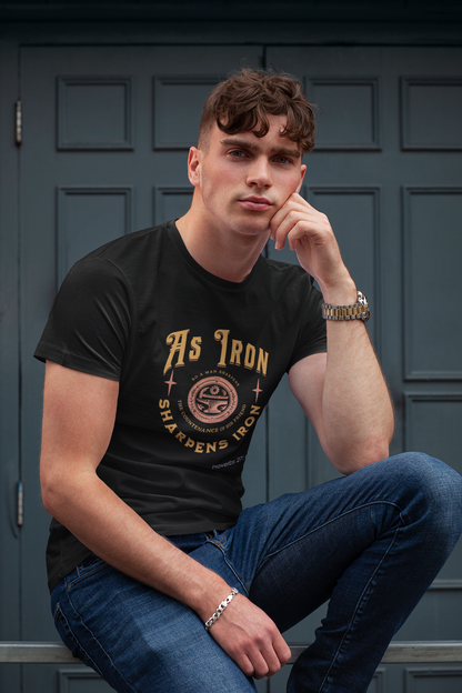 As Iron Sharpens Iron Unisex Heavy Cotton Tee
