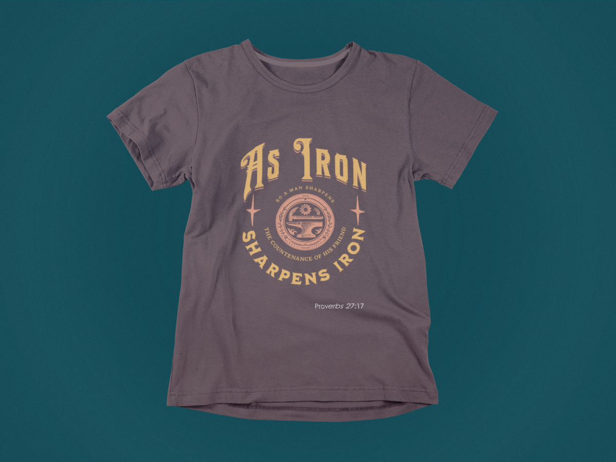 As Iron Sharpens Iron Unisex Heavy Cotton Tee
