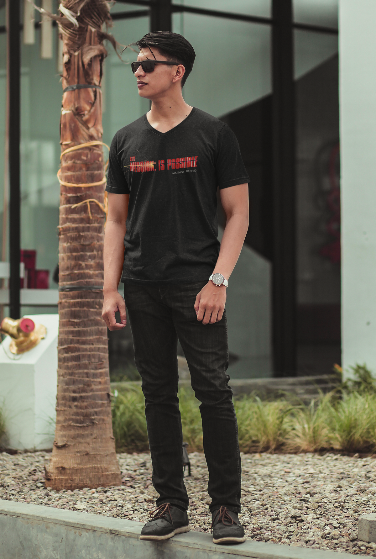 The Mission is Possible Motivational Unisex Graphic T-Shirt
